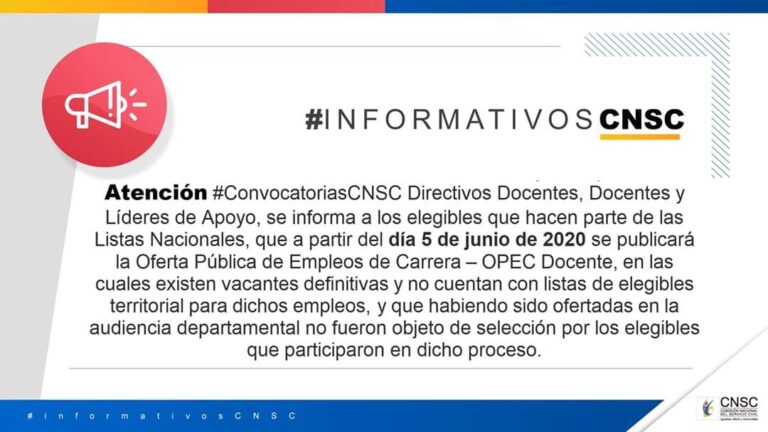 Convocatorias Docente No. 339 a 425 de 2016