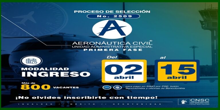 Pilas!, son más de 800 vacantes, con salarios entre $1.700.000 y $8.400.000, que oferta la CNSC
