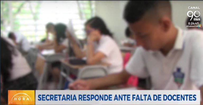 Secretaria de Educación habló sobre la falta de docentes
