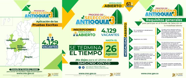 ¡Ha llegado el momento de encontrar el trabajo que buscas!. Más de 4.100 vacantes para ingresar por mérito 