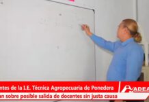 La ADEA interviene ante riesgo de despido de docente.