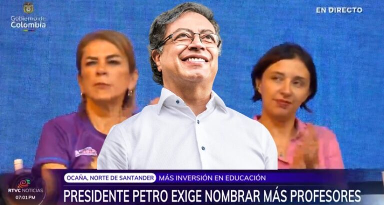 “Por hacerse un billete, contratan porquería en vez de profesionales para educar a los niños y las niñas”: Gustavo Petro