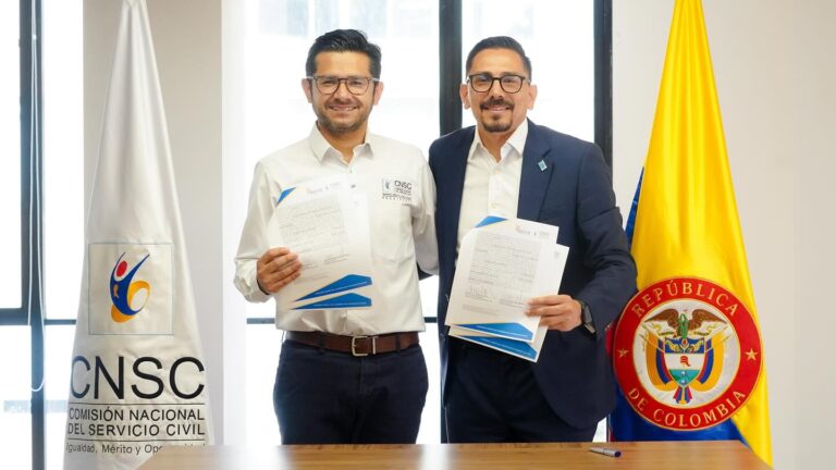 CNSC e INSOR firman convenio para promover el acceso de la población sorda al empleo público en Colombia