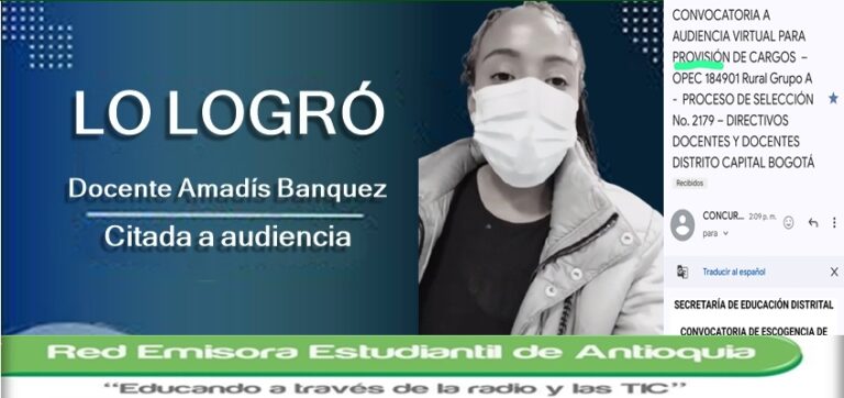 ¡Justicia y mérito se abren paso! Docente Amadís Banquez es finalmente citada a audiencia para provisión de cargo