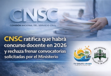 CNSC ratifica que habrá concurso docente en 2026